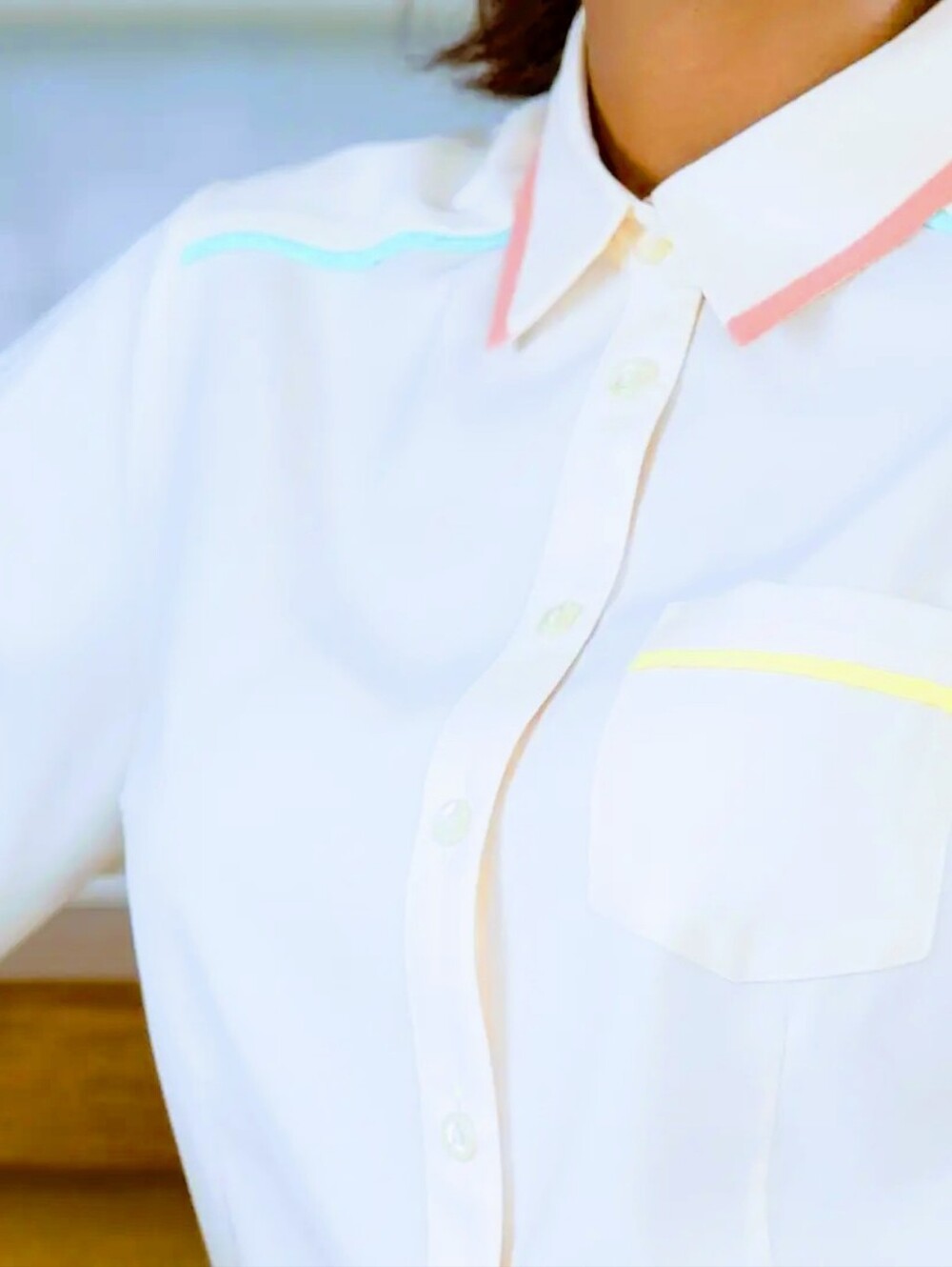 Banana Republic Multicolor Button Up Blouse